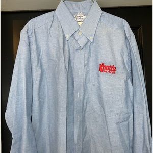 Long Sleeve Novelty Work Garage Shirt Sz L